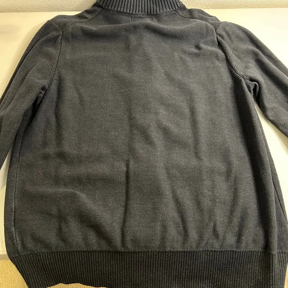 Banana Republic Sweater Jacket Long Sleeve Dual Front Zip Arm Panel Men's‎ Large